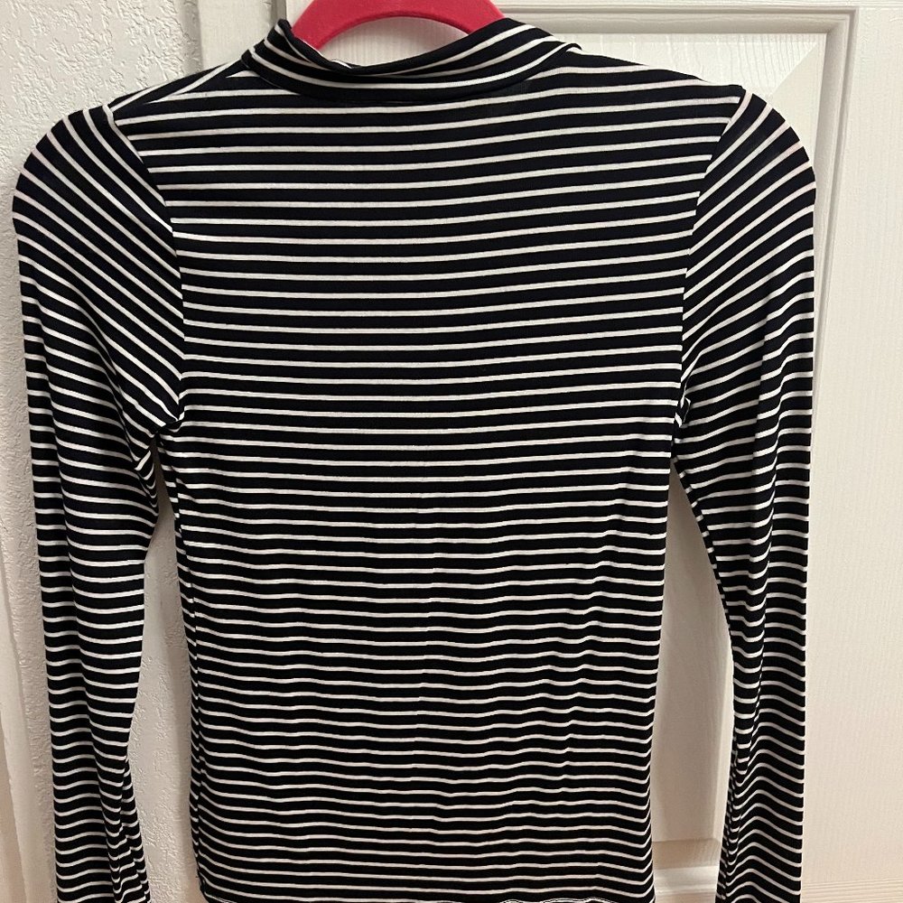 Lulus Navy Blue Striped Top